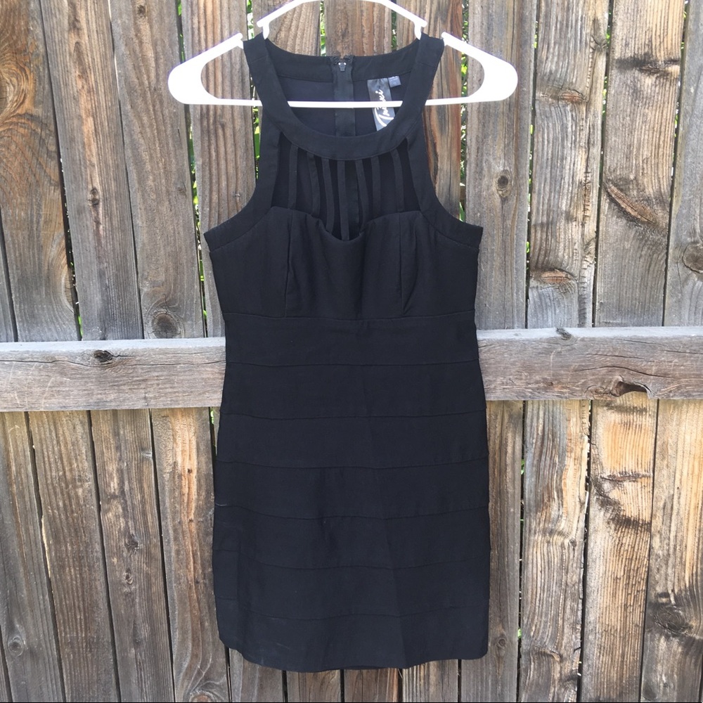 NWOT Black Mini Dress